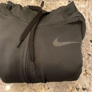 Nike Zip Up Sweatshirt, Grey.